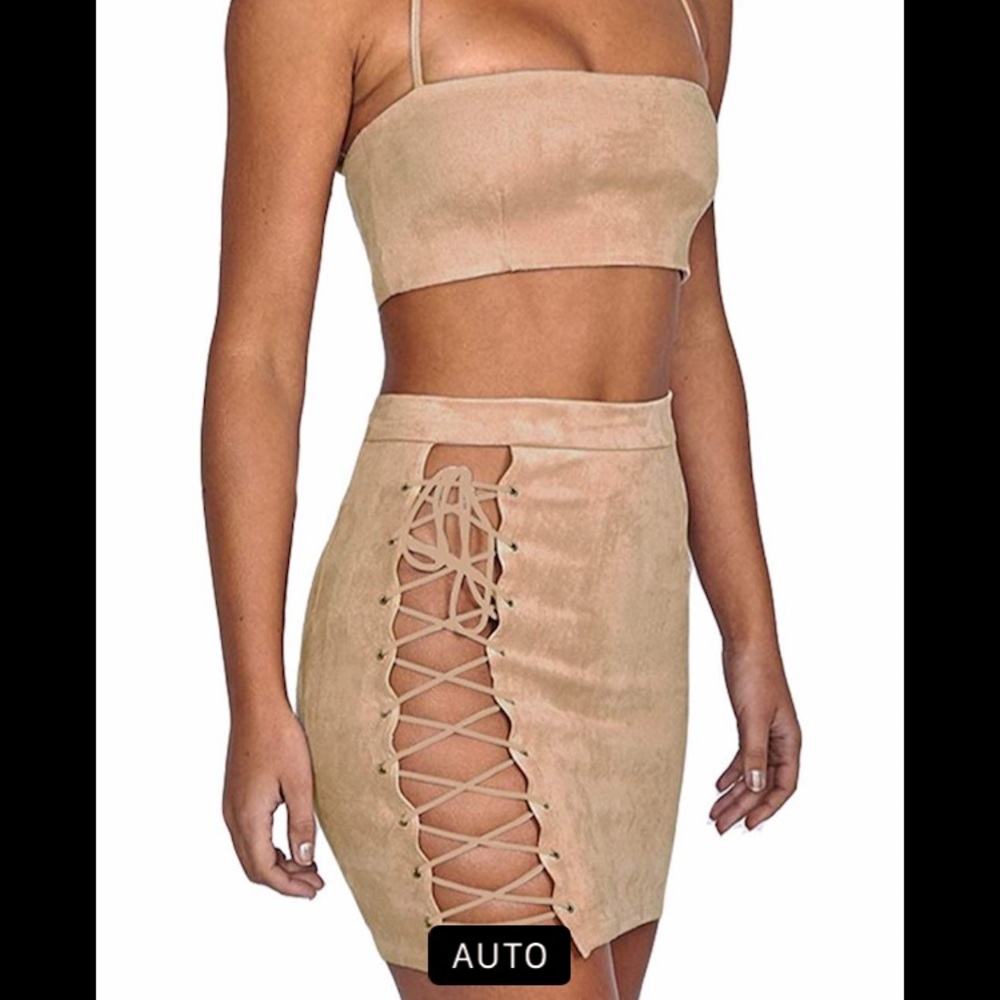 Two piece skirt set